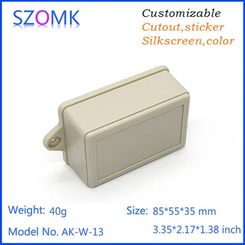 szomk plastic wall mounting instrument control box (4 pcs) 85*55*35mm junction housing plastic project box pcb enclosure
szomk plastic wall mounting instrument control box (4 pcs) 85*55*35mm junction housing plastic project box pcb enclosure