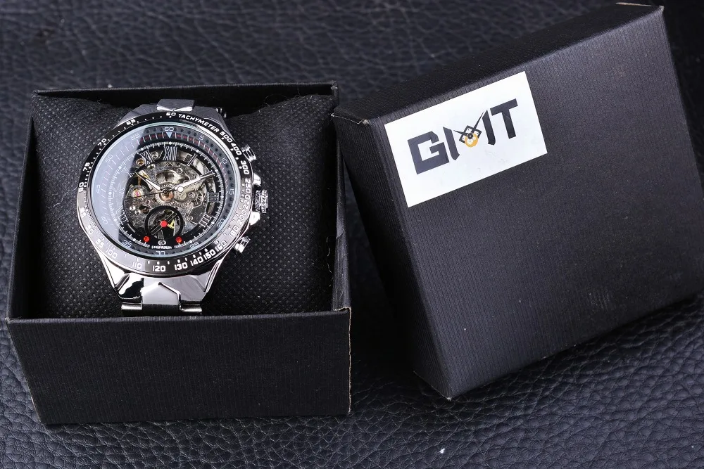 Forsining Mechanical Skeleton Sport Watch