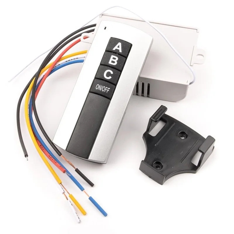 YAM Wireless ON/OFF 3 Ways 3CH 220V Lamp Remote Control Switch Receiver Transmitter HT034
YAM Wireless ON/OFF 3 Ways 3CH 220V Lamp Remote Control Switch Receiver Transmitter HT034