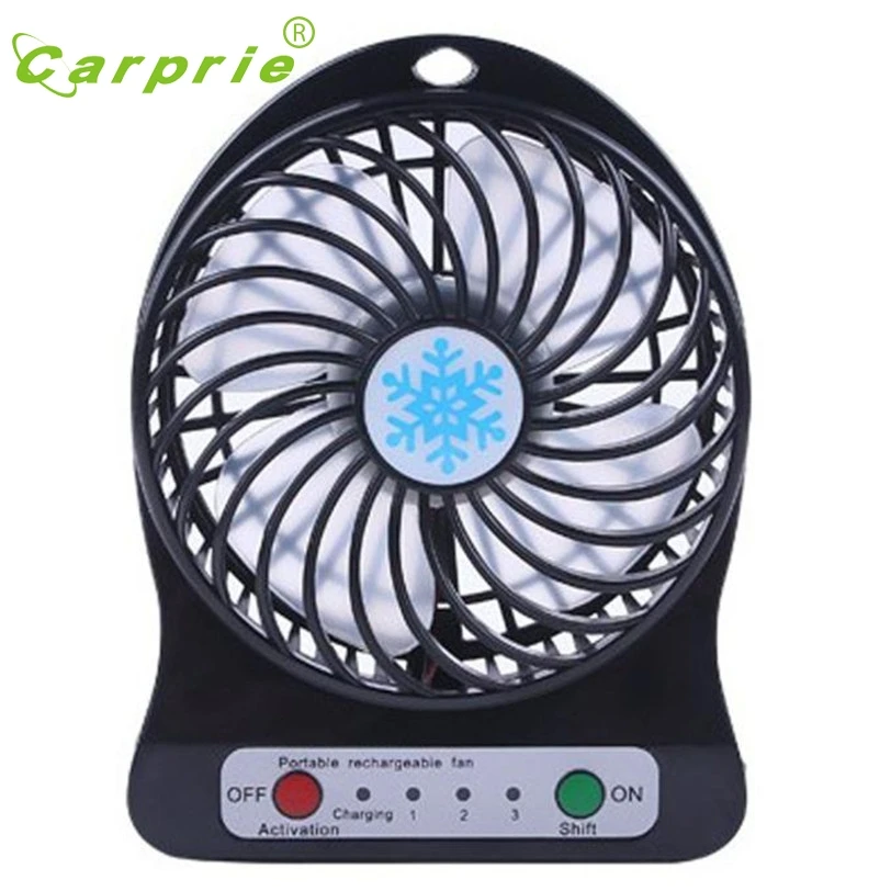 CARPRIE Portable Rechargeable LED Cooling Fan Mini Operated Desk USB air Cooler 18650 Battery Drop Shipping
CARPRIE Portable Rechargeable LED Cooling Fan Mini Operated Desk USB air Cooler 18650 Battery Drop Shipping