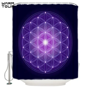 WARMTOUR Shower Curtain Purple Life Flower Waterproof Shower Curtain Bathroom Decor
WARMTOUR Shower Curtain Purple Life Flower Waterproof Shower Curtain Bathroom Decor