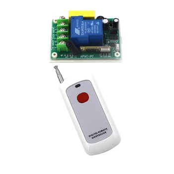 1Channel AC 220V 30A Remote Control Switch Relay Receiver Module and Radio Transmitter Free Shipping SKU: 5315
1Channel AC 220V 30A Remote Control Switch Relay Receiver Module and Radio Transmitter Free Shipping SKU: 5315