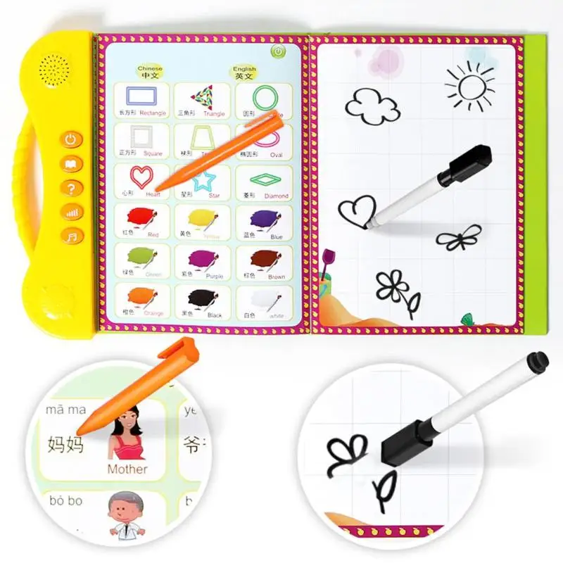 Kid E-Book English Chinese Bilingual Electronic Learning Reading Machine Learning Reading Machine Educational Toys
Kid E-Book English Chinese Bilingual Electronic Learning Reading Machine Learning Reading Machine Educational Toys