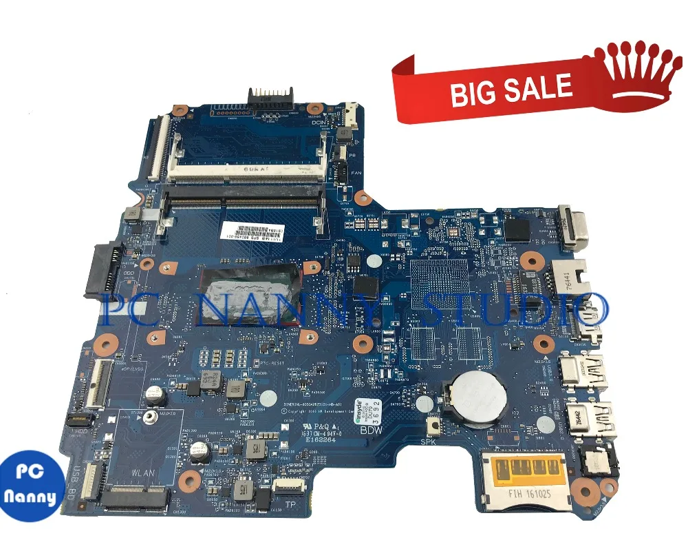 PC NANNY FOR HP 14-AM Laptop motherboard 860459-001 6050A2823101-MB-A01 I3-5005U tested
PC NANNY FOR HP 14-AM Laptop motherboard 860459-001 6050A2823101-MB-A01 I3-5005U tested