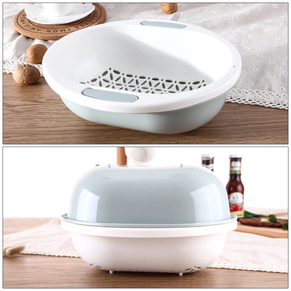 Double Drain Basket Colors Bowl Washing Kitchen Strainer Noodles Vegetables Fruit Drain Basket Kitchen Tool High Quality
Double Drain Basket Colors Bowl Washing Kitchen Strainer Noodles Vegetables Fruit Drain Basket Kitchen Tool High Quality