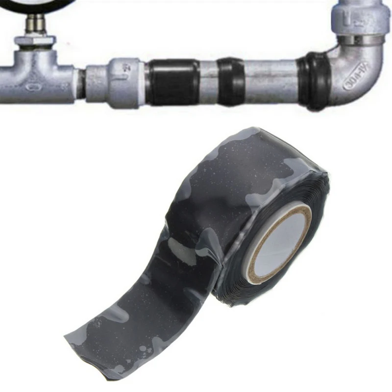 Universal Waterproof Black Silicone Repair Tape Bonding Home Water Pipe Repair Tape Tools Strong Pipeline Seal Repair Tape
Universal Waterproof Black Silicone Repair Tape Bonding Home Water Pipe Repair Tape Tools Strong Pipeline Seal Repair Tape