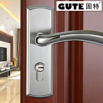GUTE Generic Stainless steel room door Bedroom Within Handle Lock Wood door handle locking Hardware Lock For 35-45MM thickness
GUTE Generic Stainless steel room door Bedroom Within Handle Lock Wood door handle locking Hardware Lock For 35-45MM thickness