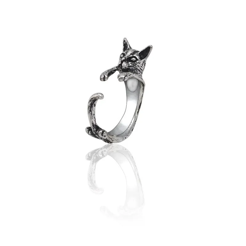 Punk Vintage Cat Rings For Women Hip Hop Retro Silver Animal Ring Party Ring For Girls Halloween Christmas Gifts Bague Femme
Punk Vintage Cat Rings For Women Hip Hop Retro Silver Animal Ring Party Ring For Girls Halloween Christmas Gifts Bague Femme