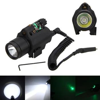 Camping 2 in 1 Tactical Insight Green Laser CREE Q5 LED 300 Lumen M6 Powerful LED Flashlight Lantern For Pistol Gun Bike Bicycle
Camping 2 in 1 Tactical Insight Green Laser CREE Q5 LED 300 Lumen M6 Powerful LED Flashlight Lantern For Pistol Gun Bike Bicycle