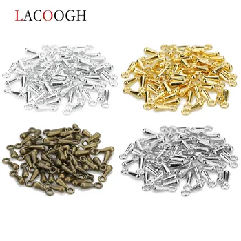 lacoogh 200pcs Gold/Rhodium/Silver/Antique Bronze Metal Water Drop End Beads 3*6mm for Extender Chain Pendant Jewelry Findings
lacoogh 200pcs Gold/Rhodium/Silver/Antique Bronze Metal Water Drop End Beads 3*6mm for Extender Chain Pendant Jewelry Findings