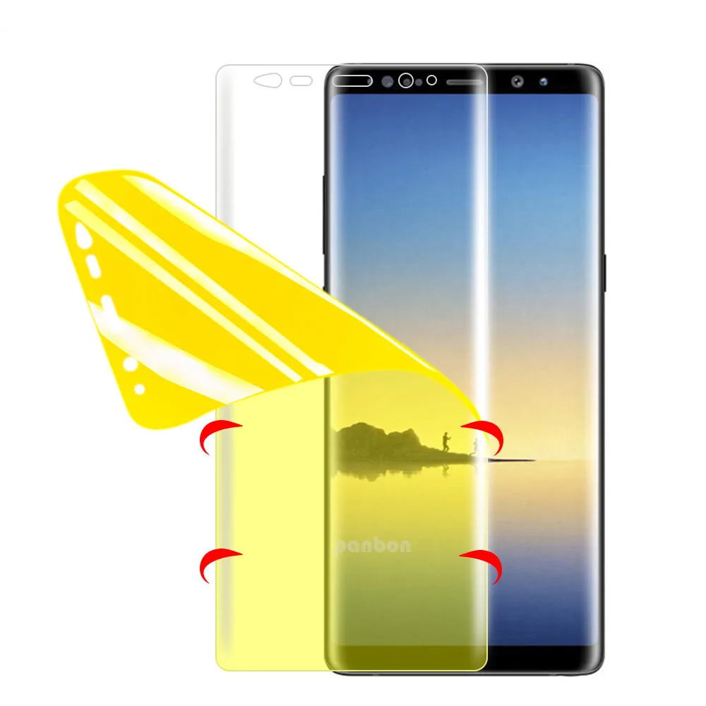 For Samsung Galaxy S9 S8 Plus Note 8 9 7 5 FE NanoEdge Screen Protector Protective Film on Samsung Note Edge 5 7 8 9 FE N9150
For Samsung Galaxy S9 S8 Plus Note 8 9 7 5 FE NanoEdge Screen Protector Protective Film on Samsung Note Edge 5 7 8 9 FE N9150