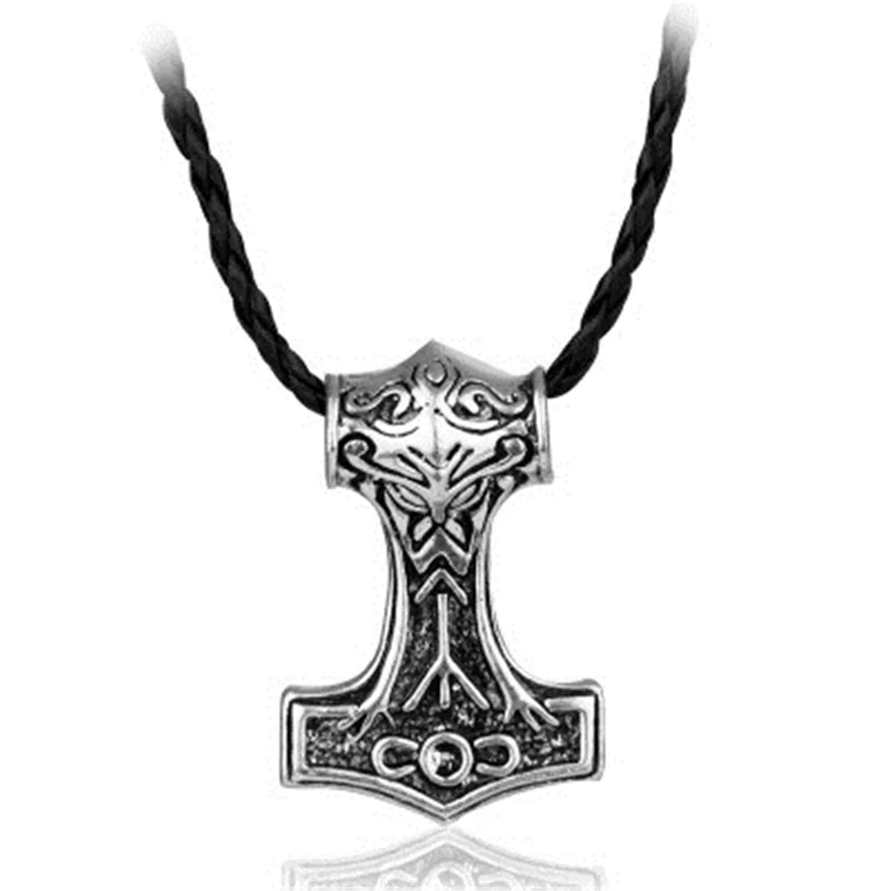 Nordic Viking Necklace MJOLNIR Thor Hammer Pendant Viking Amulet Norse MYTHOLOGY New Jewelry For Women Men Christmas Best Gift
Nordic Viking Necklace MJOLNIR Thor Hammer Pendant Viking Amulet Norse MYTHOLOGY New Jewelry For Women Men Christmas Best Gift