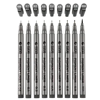 Pigment Liner Pigma Micron Ink Marker Pen Water Based Art Fineliner Drawing Painting School Office Stationery Supplie 04301
Pigment Liner Pigma Micron Ink Marker Pen Water Based Art Fineliner Drawing Painting School Office Stationery Supplie 04301
