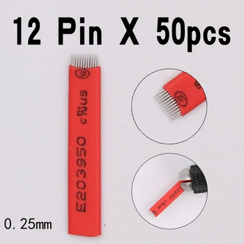 50 pcs 12F FLAT SHADING Microblading 0.25mm 12F Needles Permanent Makeup Manual Eyebrow Blade 12 PIN Microblade agujas tattoo
50 pcs 12F FLAT SHADING Microblading 0.25mm 12F Needles Permanent Makeup Manual Eyebrow Blade 12 PIN Microblade agujas tattoo