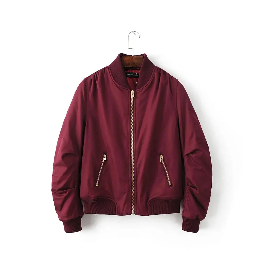 Winter padded Women Baseball Coat Bomber Jacket Fashion Thicken Solid Army Green Military Motorcycle Flight Jacket Pilot
Winter padded Women Baseball Coat Bomber Jacket Fashion Thicken Solid Army Green Military Motorcycle Flight Jacket Pilot