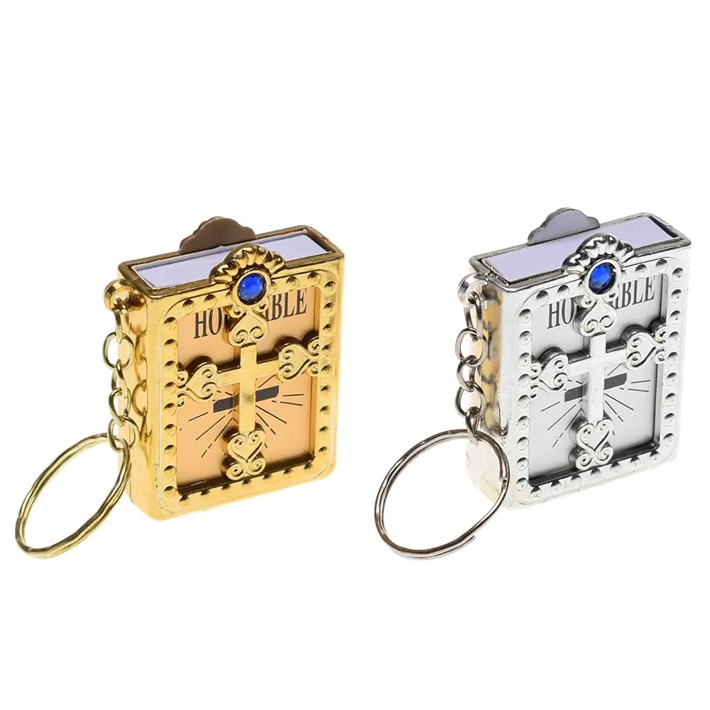 Fashion Mini Holy Bible Keychain Miniature Paper Spiritual Christian Jesus Keychain Keyring Gift Souvenirs Keyring
Fashion Mini Holy Bible Keychain Miniature Paper Spiritual Christian Jesus Keychain Keyring Gift Souvenirs Keyring