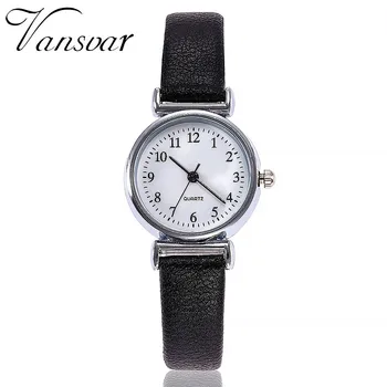 VANSVAR Ladies Watch Exquisite Small Simple Women Dress Watches Retro Leather Quartz Watch Female Wristwatches Bracelet L58
VANSVAR Ladies Watch Exquisite Small Simple Women Dress Watches Retro Leather Quartz Watch Female Wristwatches Bracelet L58