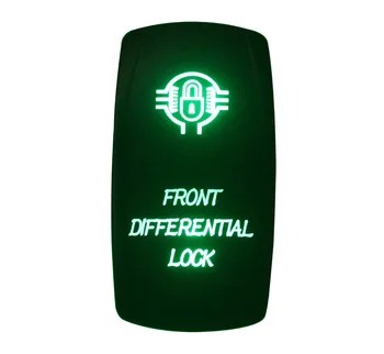 DC 12V 24V Waterproof IP66 FRONT DIFFERENTIAL LOCK Rocker Switch GREEN Led lamp 5 Pin ON/OFF SPST
DC 12V 24V Waterproof IP66 FRONT DIFFERENTIAL LOCK Rocker Switch GREEN Led lamp 5 Pin ON/OFF SPST