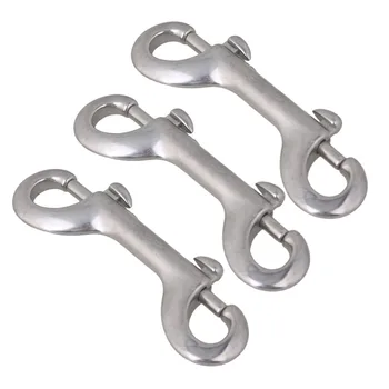 304 Stainless Steel 100mm Double Ended Bolt Key Ring Snap Bolt Trigger Chain Clip Pack of 3
304 Stainless Steel 100mm Double Ended Bolt Key Ring Snap Bolt Trigger Chain Clip Pack of 3