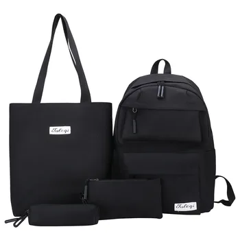 4Pcs Shoulder Crossbody Women Letter Canvas Hand Bag Shoulder Bag Crossbody Bag Pencil Case Package
4Pcs Shoulder Crossbody Women Letter Canvas Hand Bag Shoulder Bag Crossbody Bag Pencil Case Package