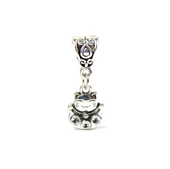 20pcs/lot Trendy Jewelry Dangle Charm Lovely Cat Pendant fit European Charm Bracelet DIY Jewelry Making Wholesale
20pcs/lot Trendy Jewelry Dangle Charm Lovely Cat Pendant fit European Charm Bracelet DIY Jewelry Making Wholesale