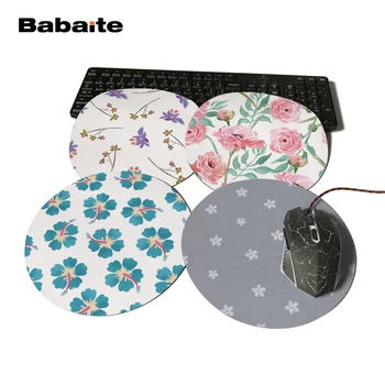 Babaite High Quality Petal Pattern Durable Gaming Optical Computer Mouse Mat Mice Pads Soft Silicone Round Mouse Pad
Babaite High Quality Petal Pattern Durable Gaming Optical Computer Mouse Mat Mice Pads Soft Silicone Round Mouse Pad