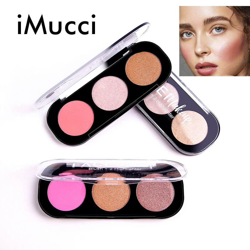 BearPaw New Arrivel 3 Colors Blush&Highlighter Palette Face Matte Highlighter Powder Illuminated Blush Powder
BearPaw New Arrivel 3 Colors Blush&Highlighter Palette Face Matte Highlighter Powder Illuminated Blush Powder