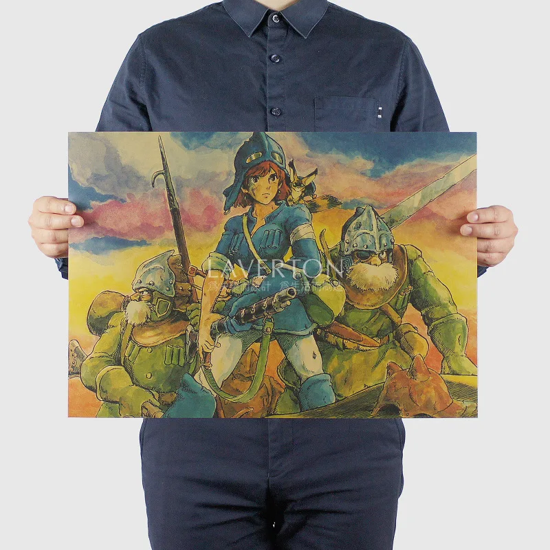 Miyazaki Hayao Comic 16/Warriors of the Wind C /kraft paper/Wall stickers/bar poster/Retro Poster/decorative painting 51x35.5cm
Miyazaki Hayao Comic 16/Warriors of the Wind C /kraft paper/Wall stickers/bar poster/Retro Poster/decorative painting 51x35.5cm