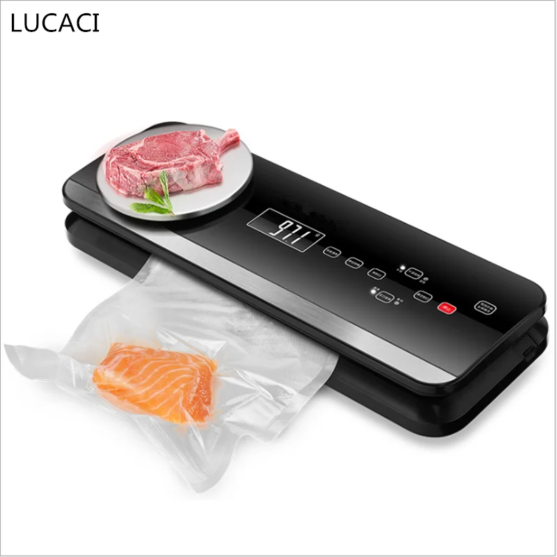 110-220V Wet and Dry Food Vacuum Sealer With English LCD Display Button And Kitchen Scale
110-220V Wet and Dry Food Vacuum Sealer With English LCD Display Button And Kitchen Scale