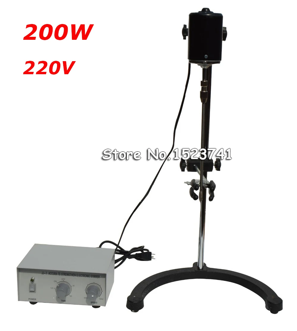 Electric Overhead Stirrer,Electric overhead stirrer mixer variable speed 220V,200W High Speed Dispersion Laboratory Instrument
Electric Overhead Stirrer,Electric overhead stirrer mixer variable speed 220V,200W High Speed Dispersion Laboratory Instrument