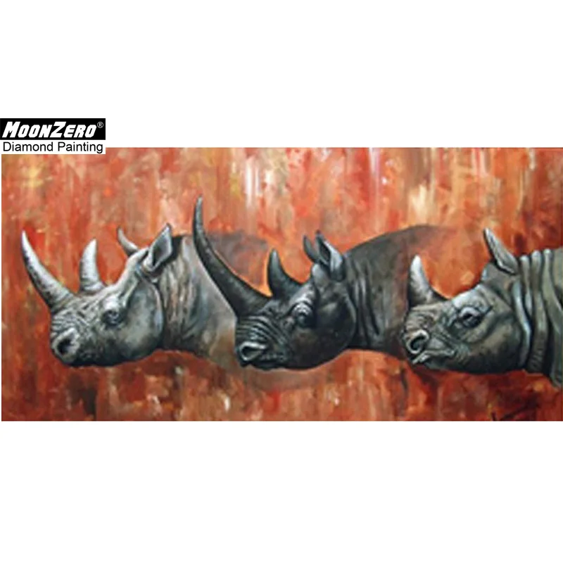 New Diamond Painting Cross Stitch Kits Diy 5D Diamond Embroidery Rhino Animal 3d Square Drill Diamond Mosaic Pasted Full Canvas
New Diamond Painting Cross Stitch Kits Diy 5D Diamond Embroidery Rhino Animal 3d Square Drill Diamond Mosaic Pasted Full Canvas