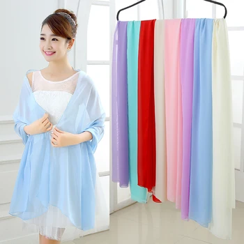 2016 Long Chiffon Bridal Wrap Wedding Large Bridal Cape Blue Pink Champagne Red Purple 200X75cm New Arrival
2016 Long Chiffon Bridal Wrap Wedding Large Bridal Cape Blue Pink Champagne Red Purple 200X75cm New Arrival