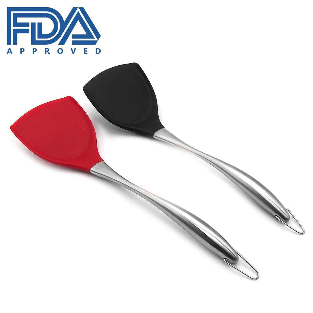 Cooking Turners Nonstick Spatula, Flexible Soft Silicone With Heat Resistant, Kitchen Cooking Utensils
Cooking Turners Nonstick Spatula, Flexible Soft Silicone With Heat Resistant, Kitchen Cooking Utensils