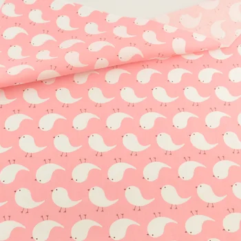 Patchwork Bedding Decoration Tissue Pink Bird Cotton Fabric Tecido Quilting Home Textile Sewing Cloth Craft Teramila Fabrics
Patchwork Bedding Decoration Tissue Pink Bird Cotton Fabric Tecido Quilting Home Textile Sewing Cloth Craft Teramila Fabrics