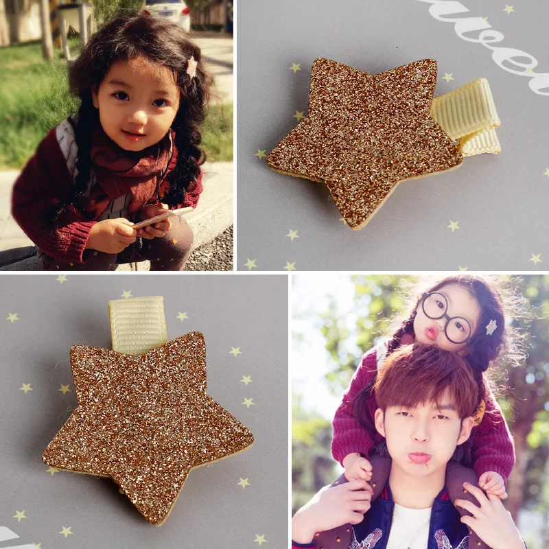 New Sparkling Gold Five-Pointed Star Kids Hair Clips Children Headwear Girls Hair Accessories Baby Hairpins Princess Barrette
New Sparkling Gold Five-Pointed Star Kids Hair Clips Children Headwear Girls Hair Accessories Baby Hairpins Princess Barrette