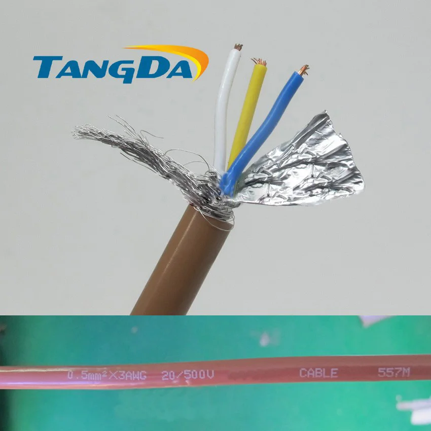 Tangda replace FANC-110SBH CCNC-SB110H wire Cable line brown 0.5mm2*3AWG 20/500V Electrical Wires 5M
Tangda replace FANC-110SBH CCNC-SB110H wire Cable line brown 0.5mm2*3AWG 20/500V Electrical Wires 5M