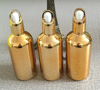 100ml glass dropper bottle essential oils w golden plated white rubber empty makeup containers perfume sample bottles packaging
100ml glass dropper bottle essential oils w golden plated white rubber empty makeup containers perfume sample bottles packaging