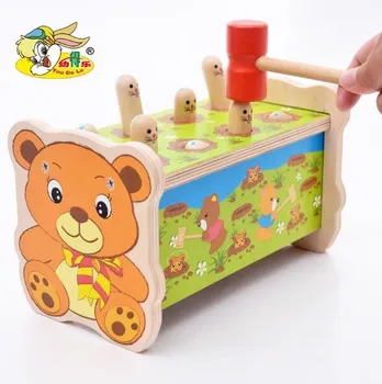 Wooden blocks Playing the hamster game Early Learning Educational toys for Children toys gift
Wooden blocks Playing the hamster game Early Learning Educational toys for Children toys gift