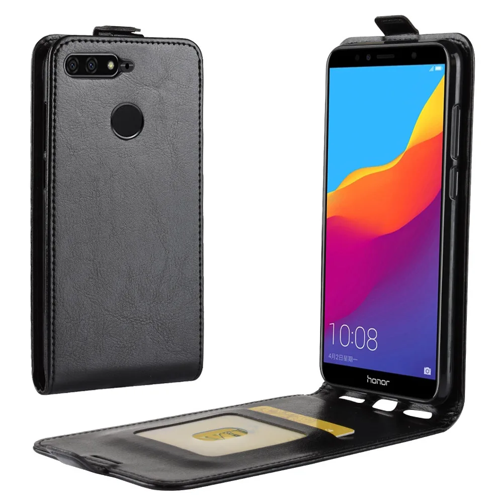 KHW1914_2_Vertical Flip Leather Case for Huawei Honor 7A Pro 5.99 inch