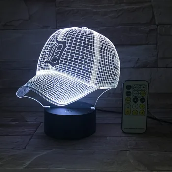 3D Baseball Hat Cap Night Light Optical Illusion Table Light Mood Lamp Touch Remote Control 7 Colors Home Light Drop Shipping
3D Baseball Hat Cap Night Light Optical Illusion Table Light Mood Lamp Touch Remote Control 7 Colors Home Light Drop Shipping