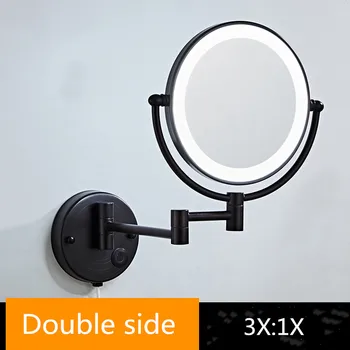 Dressing Mirror 8 inch two side 3X /1X Wall Mounted Magnifying Mirror LED Mirror Folding Makeup Mirror Cosmetic Mirror Lady Gift
Dressing Mirror 8 inch two side 3X /1X Wall Mounted Magnifying Mirror LED Mirror Folding Makeup Mirror Cosmetic Mirror Lady Gift