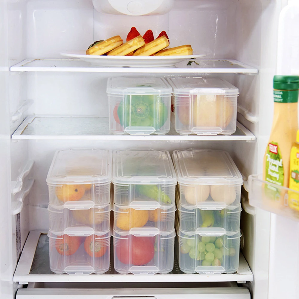 3 Layers Refrigerator Storage Box Food Storage Containers Plastic Storage Bins Lid For Kitchen Fridge Cabinet Freezer Organizer
3 Layers Refrigerator Storage Box Food Storage Containers Plastic Storage Bins Lid For Kitchen Fridge Cabinet Freezer Organizer