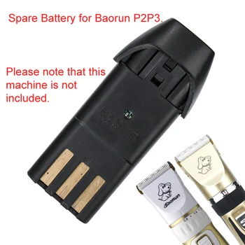 Original Spare Battery Extra Battery Compatible For Baorun P2 P3 Pet Dog Hair Grooming Trimmer Clipper
Original Spare Battery Extra Battery Compatible For Baorun P2 P3 Pet Dog Hair Grooming Trimmer Clipper