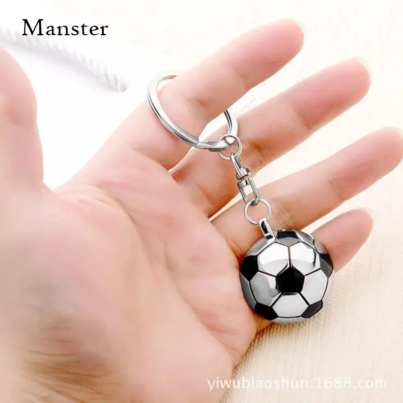 Unique Soccer Football Ball Stainless Steel Metal Hemispherical Keychain Key Bowling Chain Ring Gift Sport Jewelry For Girl Boys
Unique Soccer Football Ball Stainless Steel Metal Hemispherical Keychain Key Bowling Chain Ring Gift Sport Jewelry For Girl Boys
