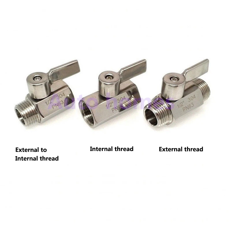 New type High quality MINI Ball valve Stainless steel 1/8 1/4 3/8 1/2 NPT Female male SS304 for water oil acid 2 way ball valve
New type High quality MINI Ball valve Stainless steel 1/8 1/4 3/8 1/2 NPT Female male SS304 for water oil acid 2 way ball valve