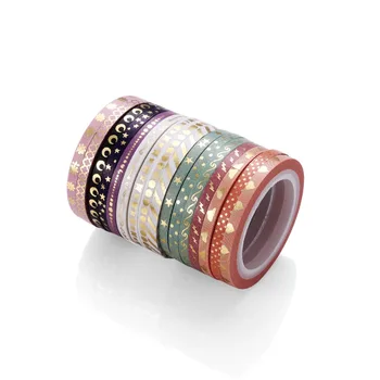 AAGU 16 Patterns 3mm*5m Skinny Foil Washi Tape Excellent Quality Decorative Paper Tape Star Dot Washi Masking Tape For Planner
AAGU 16 Patterns 3mm*5m Skinny Foil Washi Tape Excellent Quality Decorative Paper Tape Star Dot Washi Masking Tape For Planner