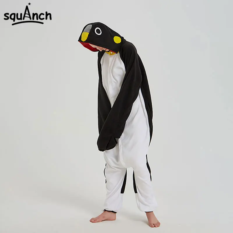 Black Penguin Kigurumi Funny Onesie Women Men Adult Winter Pajama Carnival Party Jumpsuit Outfit Animal Jumpsuit Polar Fleece
Black Penguin Kigurumi Funny Onesie Women Men Adult Winter Pajama Carnival Party Jumpsuit Outfit Animal Jumpsuit Polar Fleece