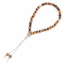 8mm Tiger Eye stone Beaded Bracelet 33 Prayer Beads Islamic Muslim Tasbih Allah Mohammed Rosary Bracelets For Women Men Jewelry
8mm Tiger Eye stone Beaded Bracelet 33 Prayer Beads Islamic Muslim Tasbih Allah Mohammed Rosary Bracelets For Women Men Jewelry