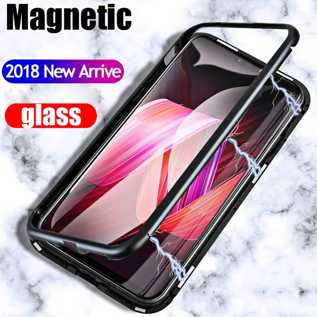 Magnetic Adsorption Case For Huawei Mate 20 Pro Luxury Magnet Metal Tempered Glass Cover for Huawei Mate 20 Lite Case
Magnetic Adsorption Case For Huawei Mate 20 Pro Luxury Magnet Metal Tempered Glass Cover for Huawei Mate 20 Lite Case