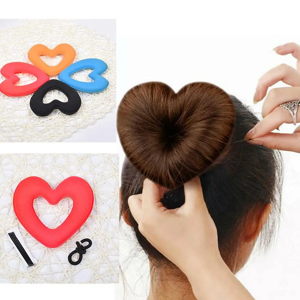 Hair Donut Heart Magic Sponge Bun Maker Hairstyle Styling DIY Tool Accessory Hair Care Fashion Beauty
Hair Donut Heart Magic Sponge Bun Maker Hairstyle Styling DIY Tool Accessory Hair Care Fashion Beauty